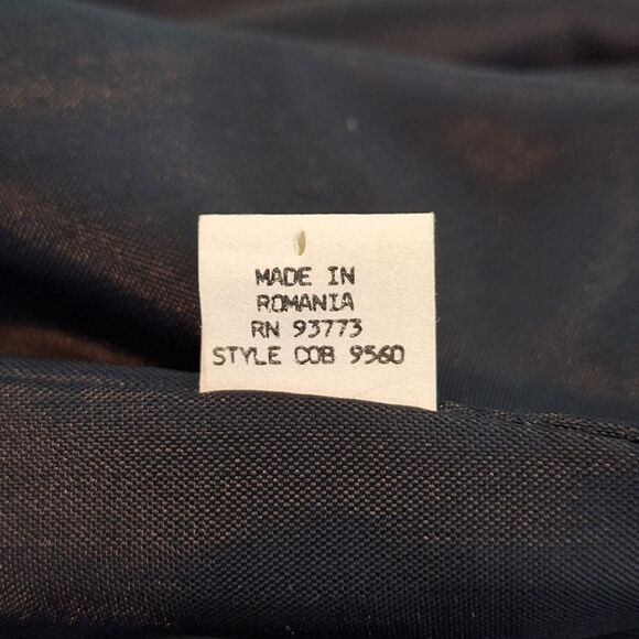 7 COLLECTION 46L NAVY 100% WOOL FULLY LINED 2-BUTTON SINGLE BREASTED JACKET SUIT - Picture 11 of 11